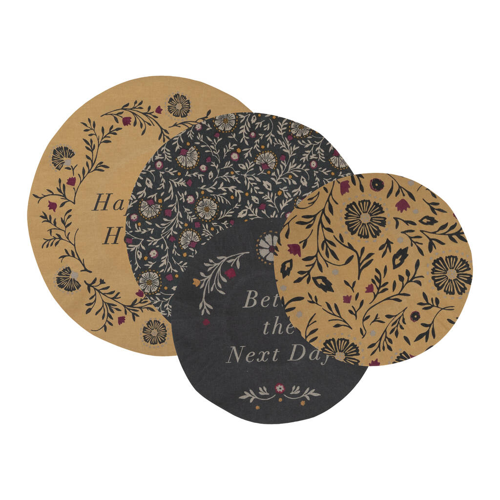 Plum Kitchen Dish Cover Set Of Four By Wallace Cotton