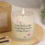Personalised Butterfly Candle Birthday Gift, thumbnail 5 of 5