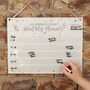 Personalised A3 Wipe Clean Acrylic Monthly Wall Planner, thumbnail 1 of 3