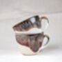 Brown Set Of Two Porcelain Tea Cup With Saucer, thumbnail 5 of 9