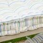 Tenby Striped Garden Bench Cushion, thumbnail 7 of 8