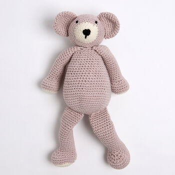 Teddy Bear Crochet Kit + Crochet Pocket Book, 6 of 10