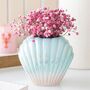 Iridescent Shell Flower Vase, thumbnail 1 of 2