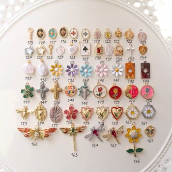 Design Your Own Lovey Dovey Classic Nine Charm Necklace, 7 of 10