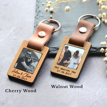 Personalised Couples Photo Keychain Gift, 9 of 11