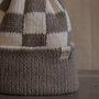 Checkerboard Bobble Hat, thumbnail 3 of 4