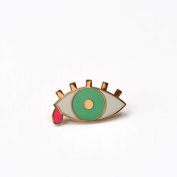 Eye Enamel Pin Badge, 2 of 11