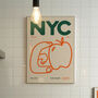 Travel Big Apple Nyc New York City Wall Art Print, thumbnail 8 of 10
