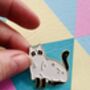 Cute Cat Gothic Mystical Witch Witchy Enamel Pins, thumbnail 4 of 4