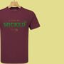 'A Little Bit Wicked' Glittery Teens/Adults T Shirt, thumbnail 7 of 12