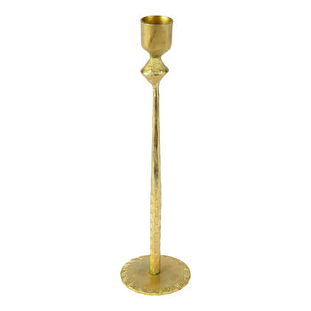 Tall Gold Candlestick, 2 of 4