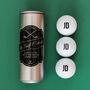 Personalised Golf Or Beer Can Gift With Matching Balls, thumbnail 4 of 4