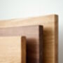 Wooden Chopping Board Set With Stand, thumbnail 2 of 5
