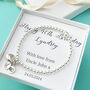 Personalised 40th Birthday Bracelet With Heart, thumbnail 1 of 5