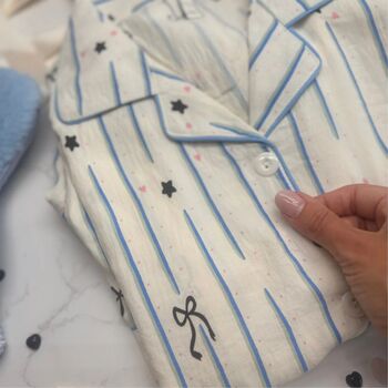 Mother’s Day Pyjama Gift Set For Mum With I Love You Mum Mug And Eye Mask, 8 of 12