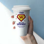 Personalised Super Teacher Travel Mug, thumbnail 4 of 7