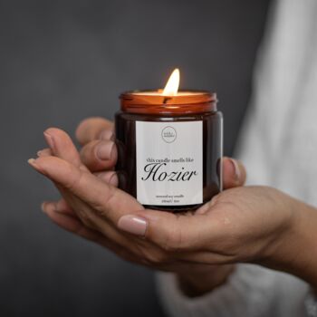Hozier Candle And Matches, Gift For Music Lovers, 3 of 11