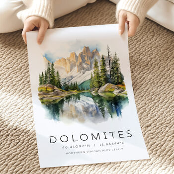 Dolomites Travel Poster, 3 of 7
