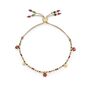 Rania Flower Beaded Friendship Bracelets, thumbnail 2 of 10