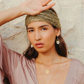 Spirit Of Harmony Earrings Gold, 7 of 9