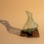 Twisted Molten Glass Wine Decanter And Water Decanter, thumbnail 3 of 8