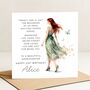 21st Birthday Card With Message Personalised For Goddaughter, thumbnail 1 of 8