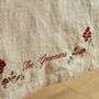 Personalised Autumn Natural Table Runner, thumbnail 2 of 3