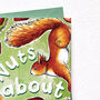 Nuts About You Woodland Anniversary Card, thumbnail 4 of 5