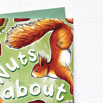Nuts About You Woodland Anniversary Card, 4 of 5