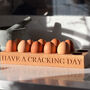 Oak Wooden 12 Egg Holder – Personalised – UK Made, thumbnail 1 of 4