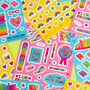 Stationery A5 Vinyl Sticker Sheet, thumbnail 7 of 9