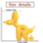Balloon Dog Ornament In Pooping Design, thumbnail 6 of 8