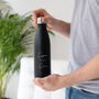 Engraved 'Gym Then Gin' Reusable Water Bottle, thumbnail 3 of 11