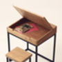 Wooden Children's Desk And Stool, thumbnail 1 of 3