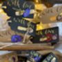 Gift Tags With Pressed Flowers And Gold Leaf, thumbnail 4 of 4