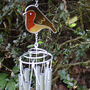 In Memory Personalised Christmas Robin Wind Chime, thumbnail 3 of 3