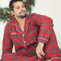 Men's Personalised Tartan Luxury Christmas Pyjama, thumbnail 1 of 3