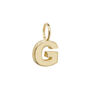 Yellow Gold Initial Pendant, thumbnail 7 of 12