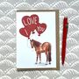 Horse I Love You Card, thumbnail 2 of 4