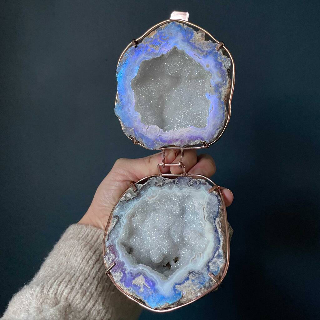 Luxury Engagement Ring Box Crystal Geode 'Theia' By Secret Halo ...