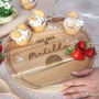 Personalised Cake Serving Platter With Dome Lid, thumbnail 1 of 8