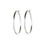 Everyday Sterling Silver Hoop Earrings, thumbnail 10 of 10