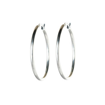 Everyday Sterling Silver Hoop Earrings, 10 of 10