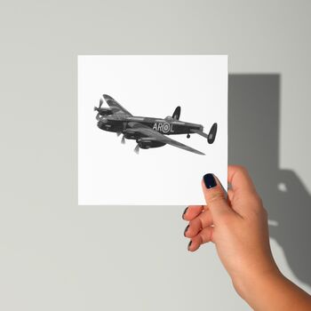 Avro Lancaster – Military Aviation Card Illustration, 3 of 6