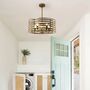 Five Light 50cm Dimmable Oversize Design Adjustable, thumbnail 4 of 11