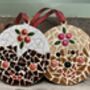 Mosaic Christmas Pudding Craft Kit, thumbnail 1 of 3