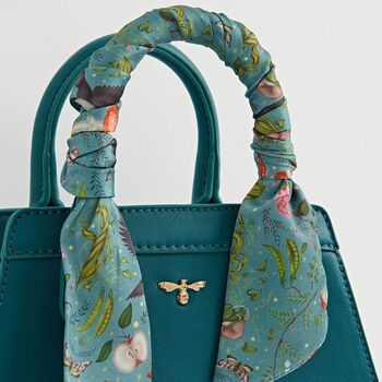 Into The Woods Mini Teal Tote, 4 of 7