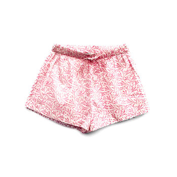 Sleep Shorts Pink Bud, 3 of 3