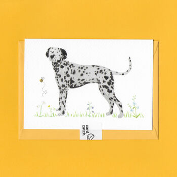 Dotty The Dalmatian Illustrated Blank Greeting Card, 4 of 10