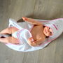 Personalised Baby Girl Hooded Towel, thumbnail 2 of 2